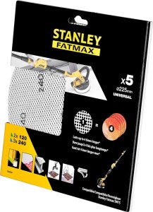 Stanley Papier szlifierski 2x120g/3x240g STANLEY STA39297P 2