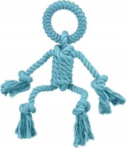 Trixie TRIXIE 34700, Dog, Rope, Blue, Cotton, Polyester, Thermoplastic Rubber (TPR), 260 mm 1