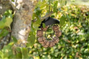 Trixie TRIXIE Fat Ball Feeder, Hanging, Black, Metal, 240 mm, 80 mm 2