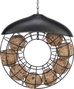 Trixie TRIXIE Fat Ball Feeder, Hanging, Black, Metal, 240 mm, 80 mm 4