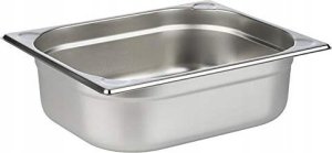 APS APS GN 1/2 Behälter (B)325 x (T)265 x (H)100 mm aus rostfreiem Chrom-Nickel-Edelstahl mit elektrolythisch - 1 Stück (81204) 1