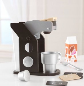 Kidkraft Espresso Coffee Set, Dziewczynka, Czarny, Srebrny, Biały, 160 mm, 70 mm, 180 mm, 1 kg 7