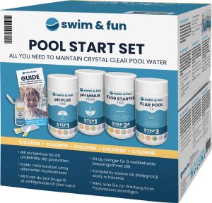 Swim & Fun Pool Start Set Chlorine 1