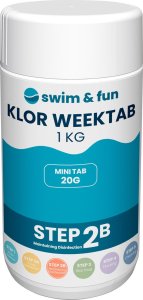Swim & Fun Klor Week Tab 20gr 1 kg 1