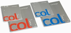 Bantex Bantex Col, Image, Blue, Grey, A5, 70 sheets, Semi-glossy, Squared paper 2