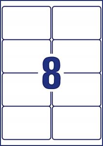 AVERY Avery QuickPEEL, White, A4, 99.1 mm, 67.7 mm, 800 pc(s), 100 sheets 2