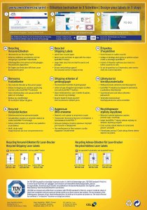 AVERY Avery QuickPEEL, White, A4, 99.1 mm, 67.7 mm, 800 pc(s), 100 sheets 3