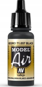 Vallejo 71.057, 17 ml, Black, Matte, Bottle 3