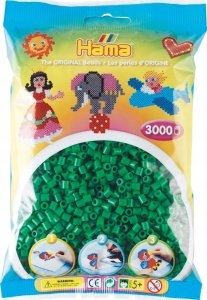 Hama Beads Hama Beads 201-10, Green, Tube bead, 3000 pc(s) 1