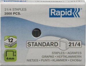 Rapid Rapid 21/4, Staples pack, 21/4, 4 mm, 2000 staples, 12 pages, Silver 1