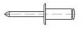 Toolcraft TOOLCRAFT 159965 Åben blindnitte (Ø x L) 5 mm x 40 mm Aluminium Stål 100 stk 1