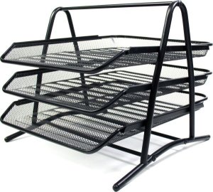 Stickn Brevbakkesæt tråd metal MESH m/3 bakker sort 2