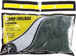 Woodland Scenics WFC684 Materiał liściowy Ciemnozielony 2
