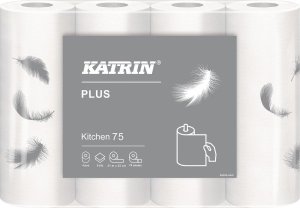 Katrin Ręcznik kuchenny Plus 75 2-warstwowy 21m 32szt/pak 225960 - (32 rul w opakowaniu) 2