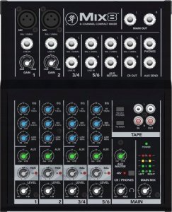 Mackie Mackie Mix8, 8 channels, Black 1