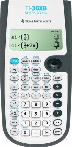 Kalkulator Texas Instruments Texas Instruments TI-30XB MultiView, Pocket, Scientific, 16 digits, 4 lines, Battery/Solar, Grey, White 1