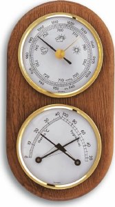 Termometr TFA TFA-Dostmann 20.1051, Electronic environment thermometer, Indoor, Analog, Brown, White, Wood, Wall 2