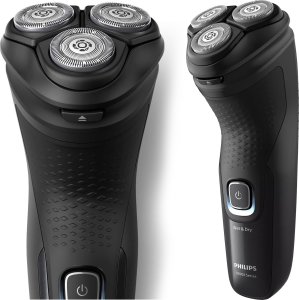 Philips Philips X3051/00, Rotation shaver, Black, Battery, Nickel-Metal Hydride (NiMH), 45 min, 1 h 1