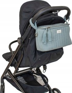 3 Sprouts Koszyk do przechowywania na wózek i wózek dziecięcy (Organizer), Kołdra/Balsam zielony 2