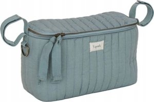 3 Sprouts Koszyk do przechowywania na wózek i wózek dziecięcy (Organizer), Kołdra/Balsam zielony 4