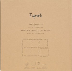 3 Sprouts 3 Sprouts Gulvpuslespil, Hasselnød 5