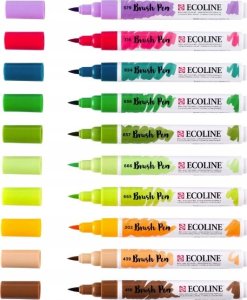 EcoLine Ecoline Brush Pen set Botanic | 10 colours 2