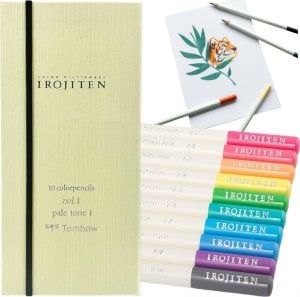 Tombow Tombow Color pencil IROJITEN set volume 1: Pale tone l, 10 pc(s) 1