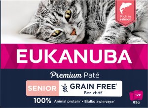 EUKANUBA Eukanuba Euk Cat Senior Salmon Pate 12x85g 1