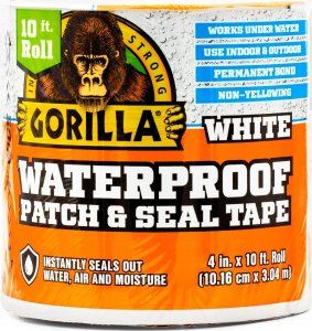 Gorilla Sports Patch & Seal - 100mm - Sort - Waterproof - 3 m. 4