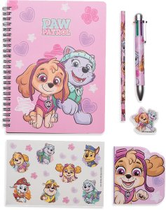 LEGO Writing set - with A5 soft cover spiral pad w/60 ruled sheets, multi-colour pen, stickers sheet, pencil, eraser, small note book w/40 sheets 3