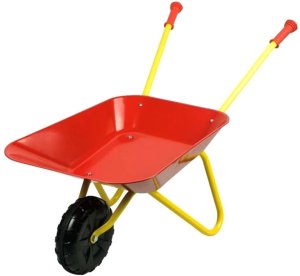 Bburago HAPPY SUMMER - Metal Wheel Barrow (302100) /Outdoor Toys /Red 1