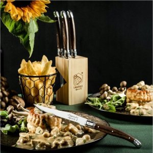 Laguiole Tradition Steak knives Laguiole Dark Wood SET 6 SdV 6