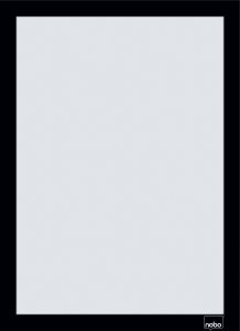 Nobo Nobo Selbstklebender magnetischer Posterrahmen A4, Schwarz - (2 Stücke) 2