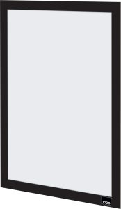 Nobo Nobo Selbstklebender magnetischer Posterrahmen A4, Schwarz - (2 Stücke) 3