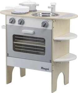 Magni Kuchnia zabawkowa z piekarnikiem, płytami grzewczymi i zlewem / Play kitchen, with sink, oven and hobs 2