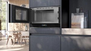 Kuchenka mikrofalowa Siemens Siemens iQ700 BF722L1B1, Built-in, Solo microwave, 21 L, 900 W, Touch, Black 3