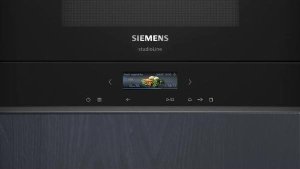 Kuchenka mikrofalowa Siemens Siemens iQ700 BF722L1B1, Built-in, Solo microwave, 21 L, 900 W, Touch, Black 4