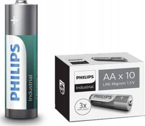 Philips PHILIPS batteri industrial alkaline AA 10-pak - 2073832 1