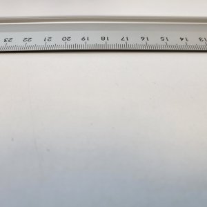 Linex Linex 1960M, Desk ruler, Aluminium, Aluminium, 60 cm, 35 mm 3