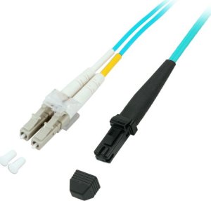 EFB EFB Elektronik O0680.1, 1 m, OM3, MT-RJ, LC, Hane/Hane, Turkos 1