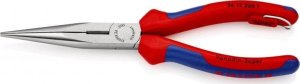 Knipex Knipex 26 12 200 T, Needle-nose pliers, 2.5 mm, 7.3 cm, Chromium-vanadium steel, Blue, Red, 200 mm 1