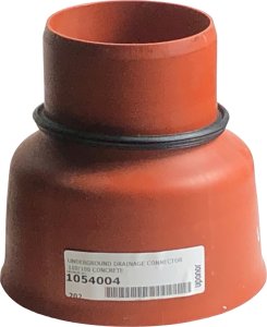 Uponor PP-overgangsstykke 110mm - til ler- og beton spids. Uponor 1
