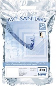 BWT BWT Anvendes til Blødgøringsanlæggene: AQA life, AQA basic og Aquadial. 8kg sæk med Sanitabs 1