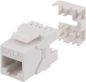 Deltaco Deltaco MD-118, Flat, White, RJ-45, RJ-45, Female, Female 2