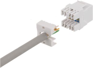 Deltaco Deltaco MD-118, Flat, White, RJ-45, RJ-45, Female, Female 3