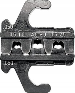 Rennsteig Rennsteig Werkzeuge 629 050 3 0 1 Krympeindsats Uisolerede fladstikforbindelser Stikbredde 4,8 /6,3 mm 0.5 til 6 mm² Passer til mærke Rennsteig Werkzeuge 1