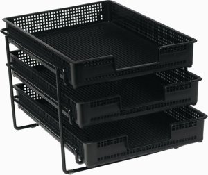 Bantex Brevbakkesæt Orth med 3 A4 bakker, sort 2