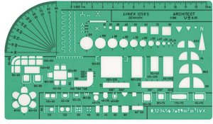 Linex LINEX 1258S UNIVERSAL ARKITEKTSKABELON 2