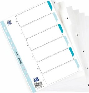 Elba Elba 100204806, White, Polypropylene (PP), A4, 0.12 mm, 6 pc(s) 1