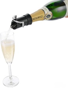 Vacu Vin Vacu Vin Champagne Saver, Black, Silver 13